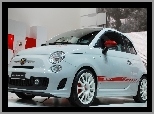 Abarth 500, Tapeta, Biały, Salon